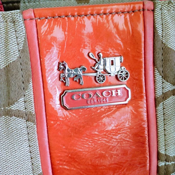 Coach Signature Women's Shoulder Bag - Picture 2 of 13